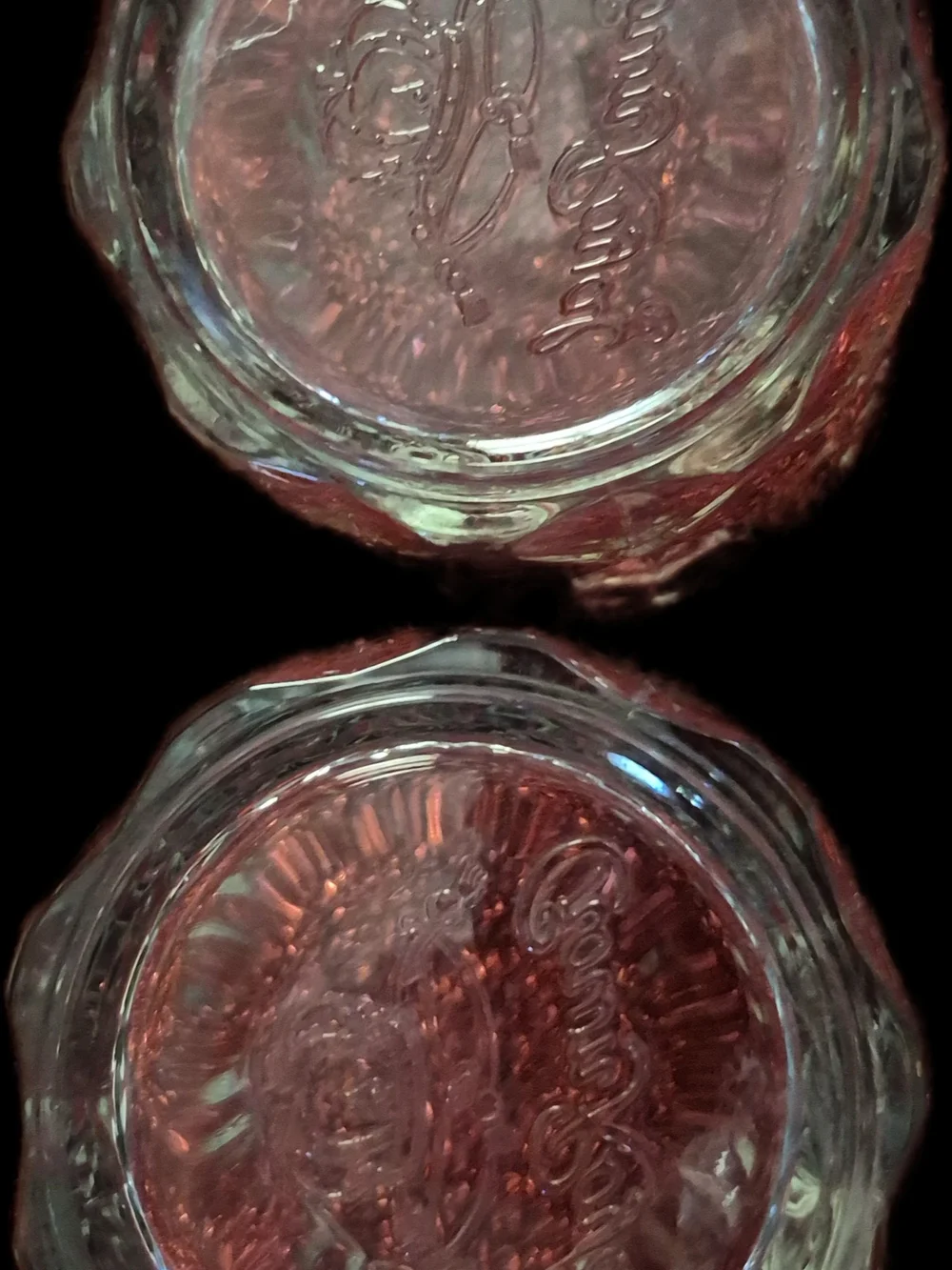® Clear Crystal Crown ROTAL 12 OZ GLASSES. SET OF TWO